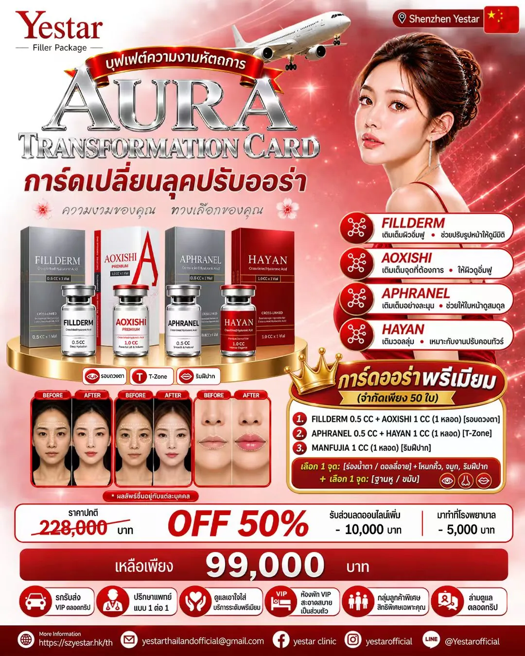การ์ดเนรมิตหน้าสวย มีออร่า Elegance Facial Transformation Card
